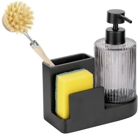 WENKO 54654100 - Organizer PINA 16x17 cm nero