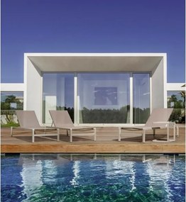 Lettino In Alluminio Impilabile Con Ruote Konnor Rastin Bizzotto