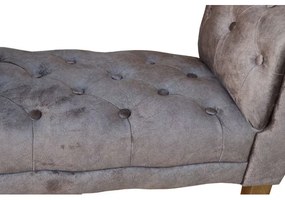 Panca poggiapiedi 96 cm con braccioli - velluto Caffč CHESTER