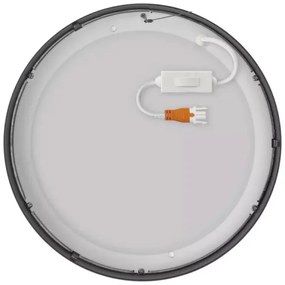 Plafoniera LED LED/21W/230V 3000/3500/4000K d. 22,5 cm nero