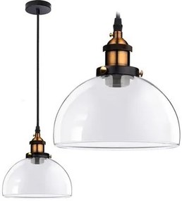 Lampada da soffitto pensile di vetro Verto C