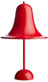 Verpan - Pantop Lampada da Tavolo Portatile Rosso Acceso Verpan