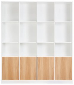 Libreria bianca in rovere 176x199 cm Mistral - Hammel Furniture