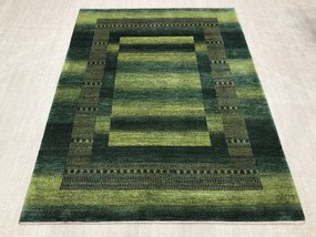 Loribaft Tappeto persiano 170x220 Verde (Iran) Annodato A Mano