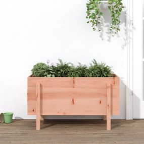 Fioriera Rialzata Giardino 101x50x57 Cm Legno Massello Douglas /