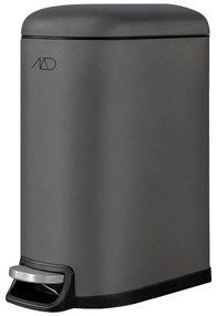 Cestino in metallo a pedale grigio scuro 10 l Walther - Mette Ditmer Denmark