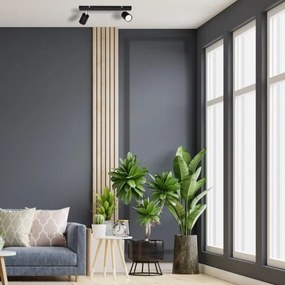 LED Luce Spot a LED TUNE 2xGU10/4,8W/230V nero