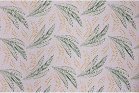 Tenda sottile bianca/verde 300x260 cm Seva – Mendola Fabrics