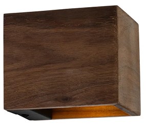 Set da 2 applique intelligenti in legno di noce con WiFi G9 - Transfer