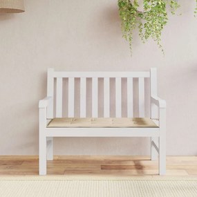 Cuscino Per Panca Beige 120x50x3 Cm İn Tessuto Oxford /
