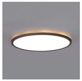 Lampada LED bagno NIVERA LED/18W/230V IP54 Ø30 cm nera con sensore + DO