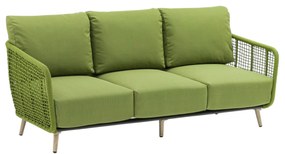 VERTIGO - salotto con struttura in alluminio verniciato blu o verde