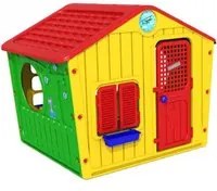 Casetta Gioco per Bambini Village 140x108x115 h cm in Plastica Multicolor