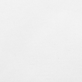 Parasole a Vela in Tessuto Oxford Rettangolare 3,5x4,5 m Bianco