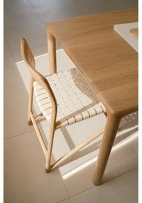 Tavolo da pranzo in rovere massiccio 90x200 cm Derven – Gazzda