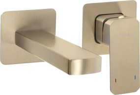 Rubinetto da parete REA Arlo Brush Gold