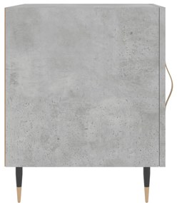 Comodini 2 pz Grigio Cemento 40x40x50 cm in Legno Multistrato