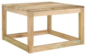 Set Divani da Giardino 11 pz e Cuscini Legno di Pino Impregnato