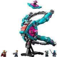 L’astronave dei Nuovi Guardiani con 5 personaggi Marvel Lego