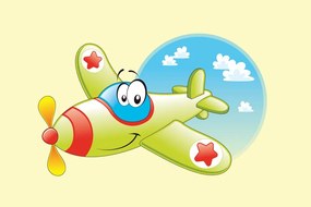 Stampa su tela – Aeroplanino coraggioso