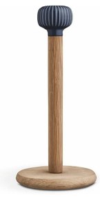 Portasciugamani in legno di quercia con dettagli in porcellana blu scuro Hammershoi Hammershøi - Kähler Design