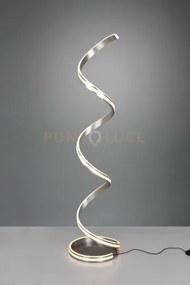 Yara piantana led acciaio satinato con regolazione luce calda - nat...