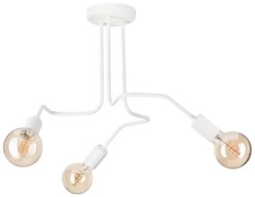 Lampadario a plafone MATYLDA 3xE27/60W/230V bianco
