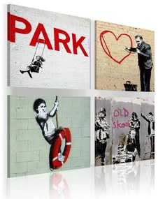 Quadro Banksy ispirazioni urbane