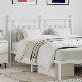 Testiera İn Metallo Bianco 150 Cm /