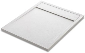Piatto doccia SENSEA in resina Neo bianco L 70 x L 90 x H 3 cm opaco effetto pietra