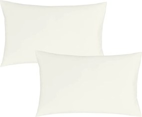 Federe in cotone egiziano in set da 2 50x75 cm - Bianca