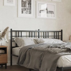 Testiera İn Metallo Nero 160 Cm /