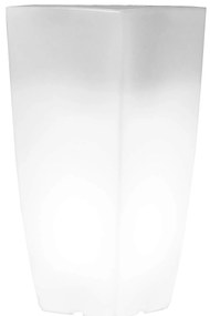 SILENTE - vaso luminoso rgb con pannello solare