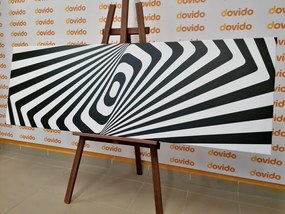 Stampa su tela – Illusione in bianco e nero