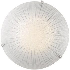 Lampadario Plafoniera Led Chantal Ceiling Lamp Colore Bianco 15W Mis 30 cm