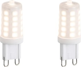 Set di 2 lampadine LED dimmerabili G9 opale 3W 250lm 2700K