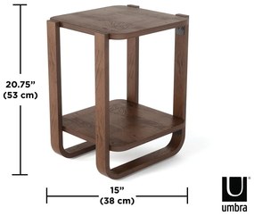 Tavolino in legno di eucalipto 38x42 cm Bellwood - Umbra