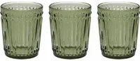 Set 3 Bicchieri Verde Cc300 Dorico Vetro Verde