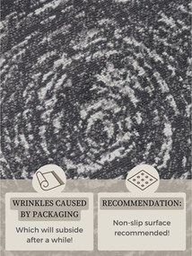 Tappeto rotondo grigio ø 120 cm Gloria Cavallo – Hanse Home