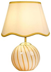 Searchlight EU99410YL - Lampada da tavolo CELINE 1xE14/60W/230V