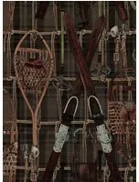 Mindthegap Carta da parati Vintage Skiing - WP20696