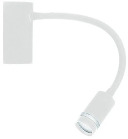 Lampadario Applique Led Kepler Eclettico Colore Bianco 3W Mis 6 x 9 x 32 cm