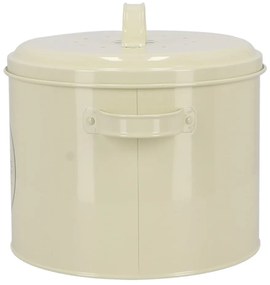 Contenitore per rifiuti compostabili bianco 6,3 l Vintage - Esschert Design