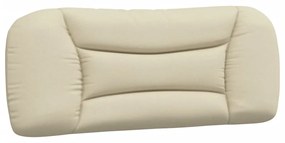 Cuscino testiera crema 100 cm in tessuto