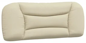 Cuscino testiera crema 100 cm in tessuto
