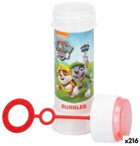 Bolle di Sapone The Paw Patrol 60 ml 3,8 x 11,5 x 3,8 cm (216 Unità)