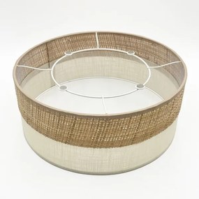 Plafoniera LED SIRJA BOHO LED/20W/230V Ø 35 cm beige/crema