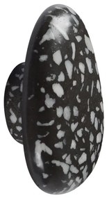 Kamalu - Appendiabiti bagno finitura terrazzo nero | KTER-NT