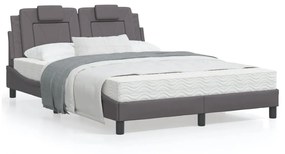 Giroletto Con Testiera Crema 140x190 Cm İn Similpelle /