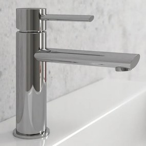 Kamalu - Miscelatore lavabo in ottone cromato | Orian-L